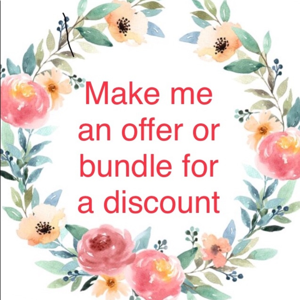 Please bundle or make an offer for a discount